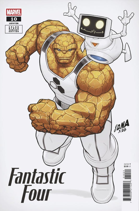 FANTASTIC FOUR #10 DAVID NAKAYAMA COLOR BLOCK WHITE VAR