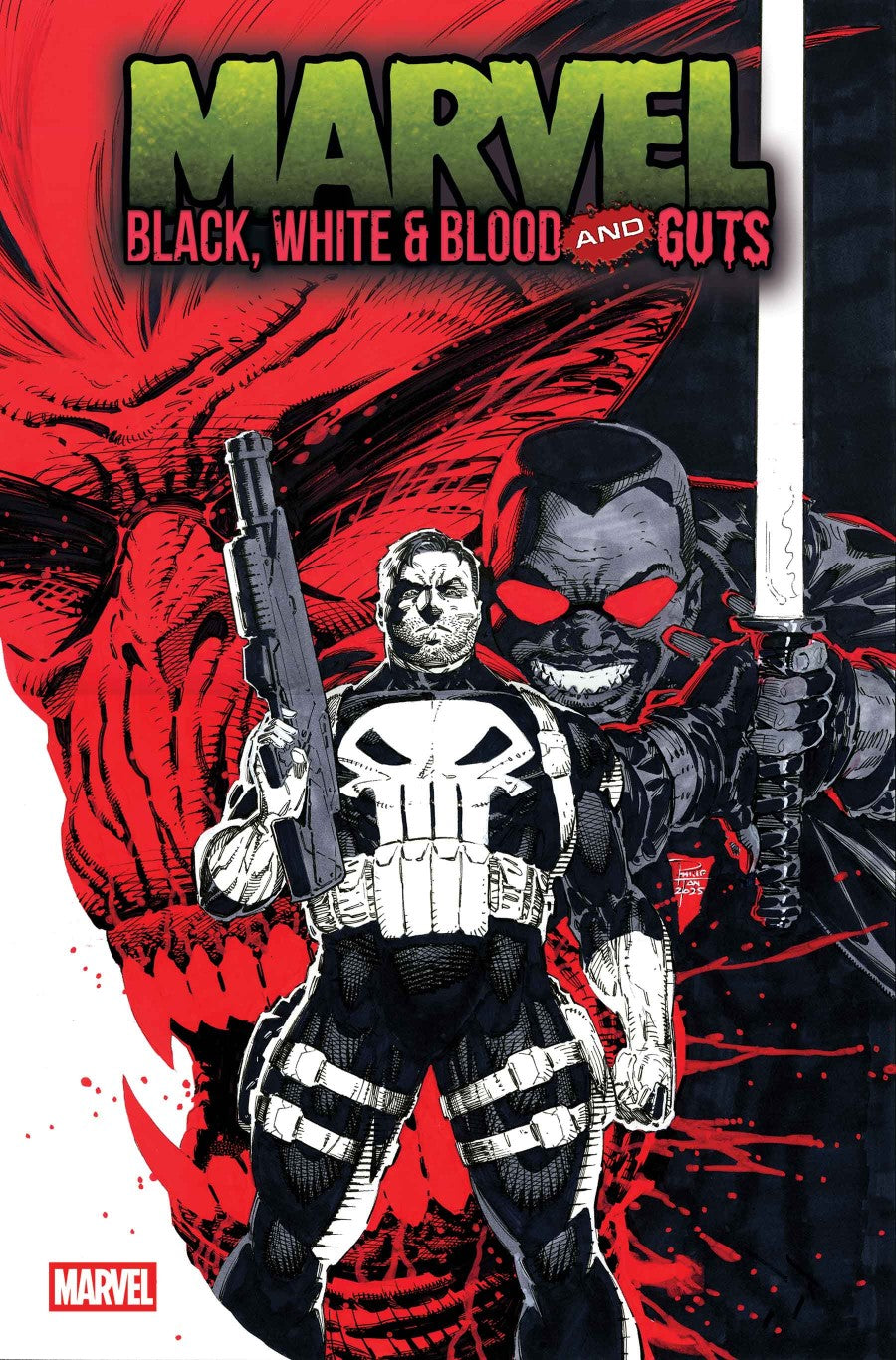 MARVEL: BLACK, WHITE & BLOOD AND GUTS #3 MAIN CVR