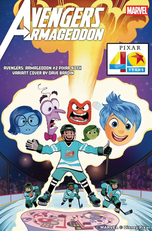 AVENGERS: ARMAGEDDON #2 DAVE BARDIN PIXAR 40TH VAR