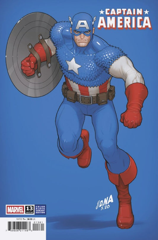 CAPTAIN AMERICA #13 DAVID NAKAYAMA COLOR BLOCK BLUE VAR