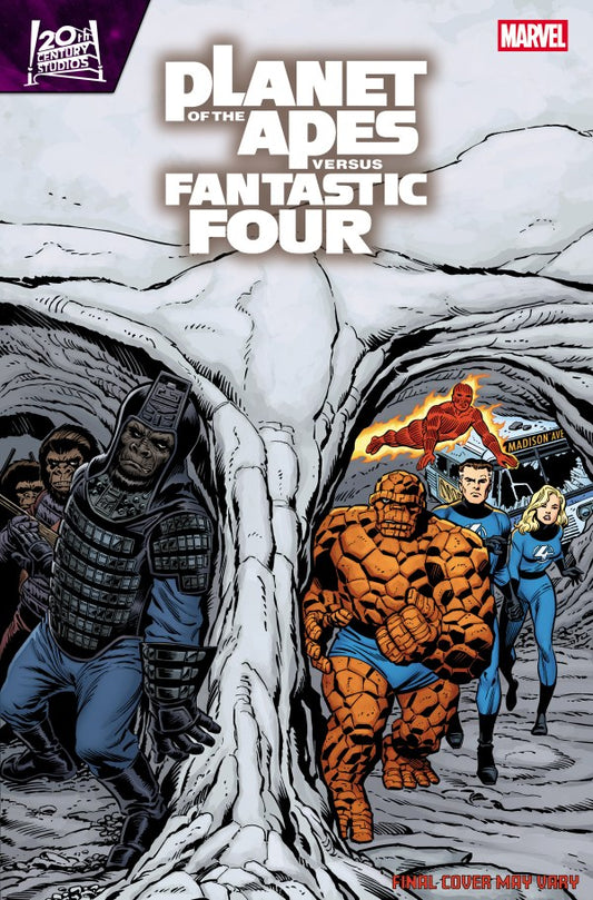 PLANET OF THE APES VS. FANTASTIC FOUR #2 RON FRENZ HOMAGE VAR