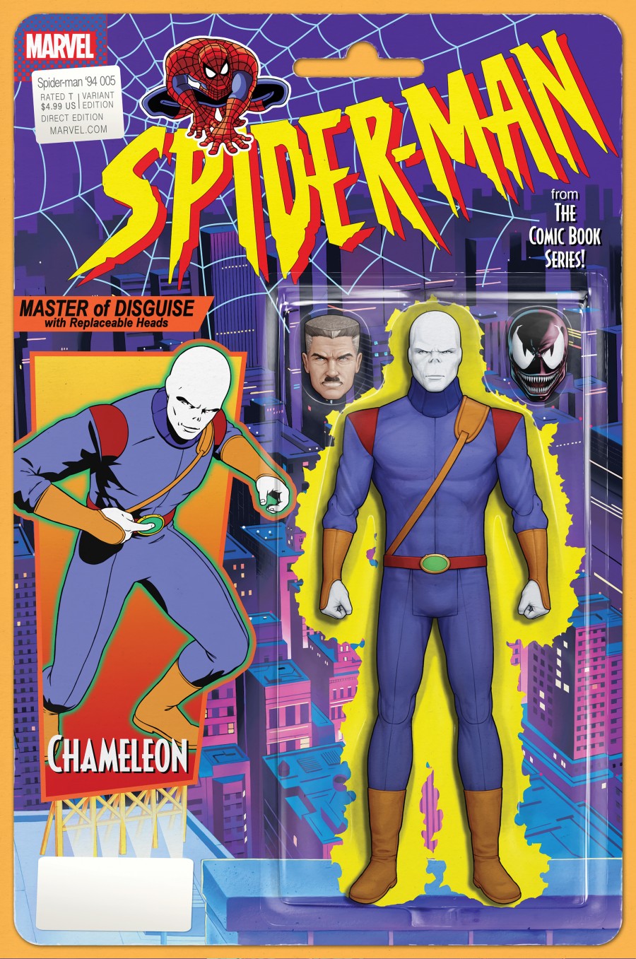 SPIDER-MAN '94 #5 JOHN TYLER CHRISTOPHER ACTION FIGURE VAR
