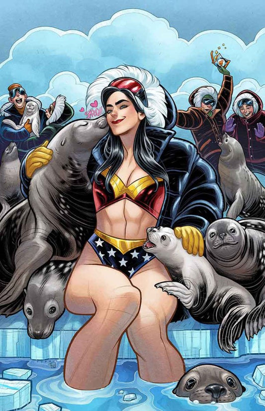 WONDER WOMAN #29 CVR E ELIZABETH TORQUE SWEATER WEATHER CARD STOCK VAR