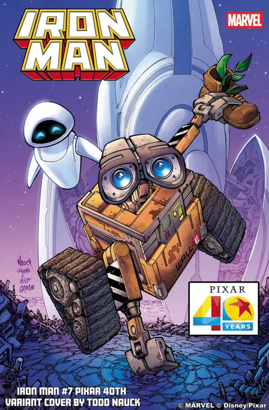 IRON MAN #7 TODD NAUCK PIXAR 40TH VAR