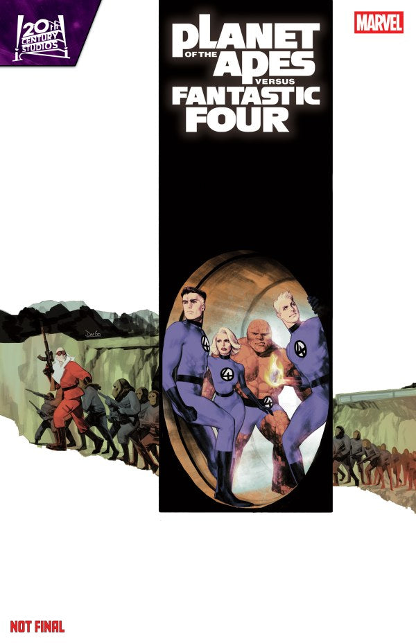 PLANET OF THE APES VS. FANTASTIC FOUR #2 DAVI GO MOVIE HOMAGE VAR