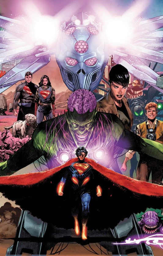 ABSOLUTE SUPERMAN #25 CVR I RAFA SANDOVAL MIDDLE CONNECTING CARD STOCK VAR