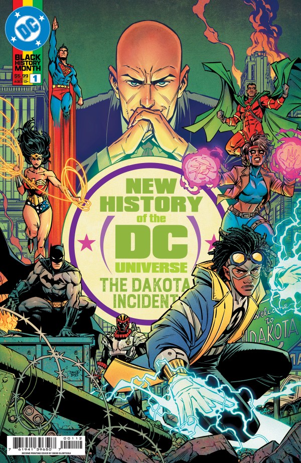 NEW HISTORY OF THE DC UNIVERSE THE DAKOTA INCIDENT #1 (ONE SHOT) SECOND PRINTING CVR A DIEGO OLORTEGUI