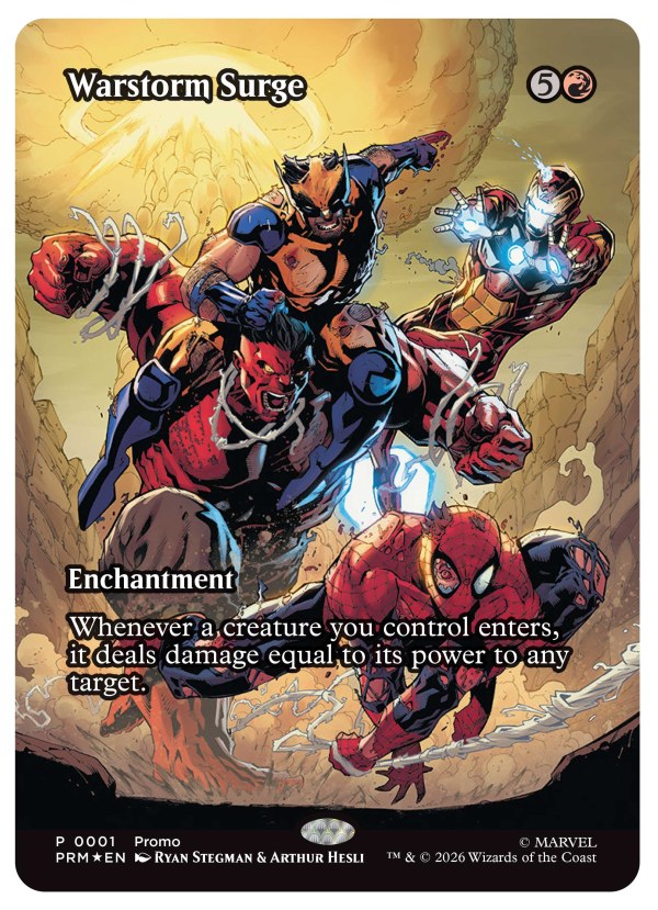 AVENGERS: ARMAGEDDON #1 RYAN STEGMAN MAGIC: THE GATHERING VAR