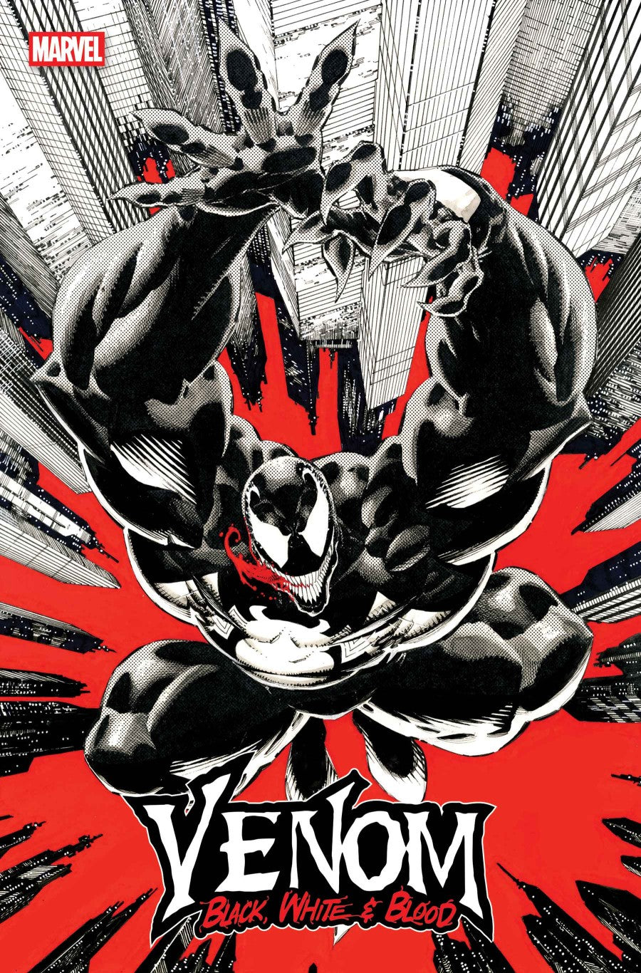 VENOM: BLACK, WHITE & BLOOD #4 MAIN CVR