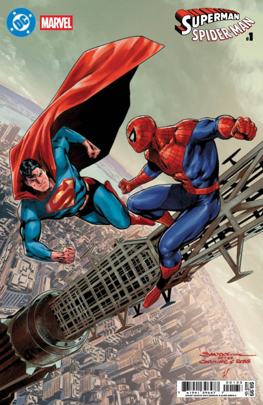 DC MARVEL SUPERMAN SPIDER-MAN #1 (ONE-SHOT) CVR S RAFA SANDOVAL VAR