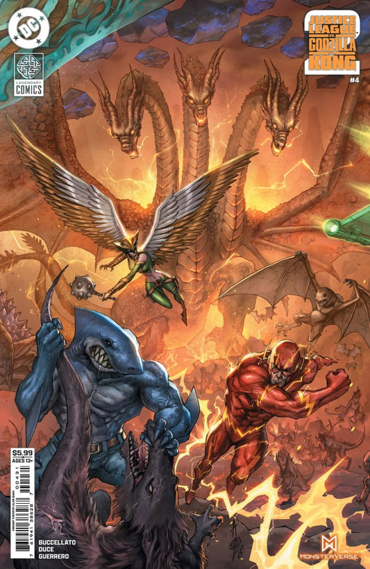 JUSTICE LEAGUE VS. GODZILLA VS. KONG 2 #4 ALAN QUAH CARD STOCK VAR