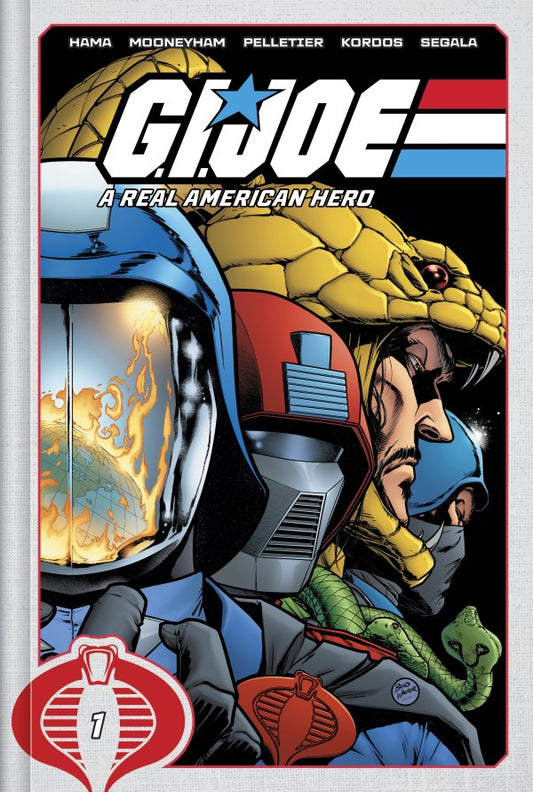 GI JOE A REAL AMERICAN HERO DLX BOOK 01 DIRECT MARKET EXCLUSIVE BRAD WALKER & LAURA MARTIN VAR (HC)