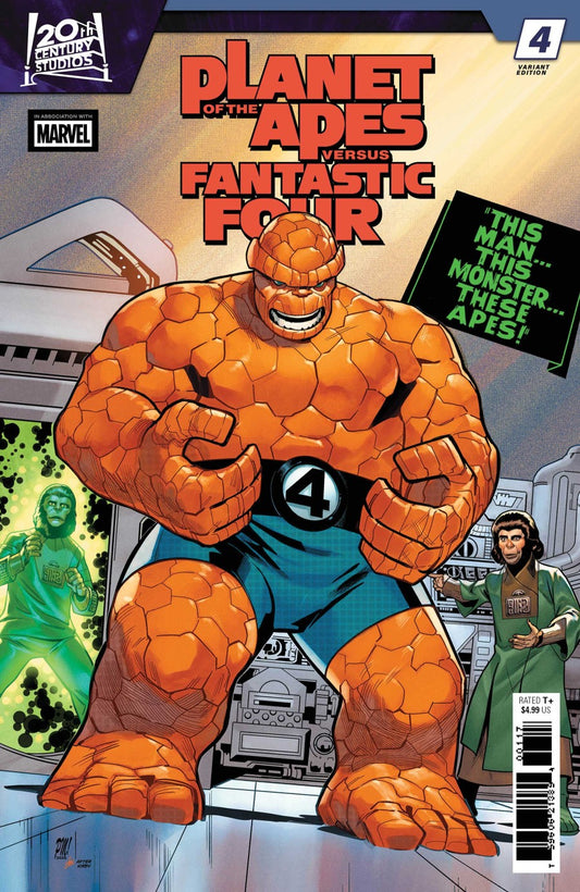 PLANET OF THE APES VS. FANTASTIC FOUR #4 PACO MEDINA HOMAGE VAR