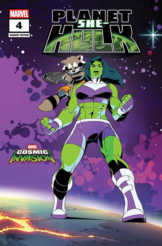 PLANET SHE-HULK #4 MARVEL COSMIC INVASION VAR