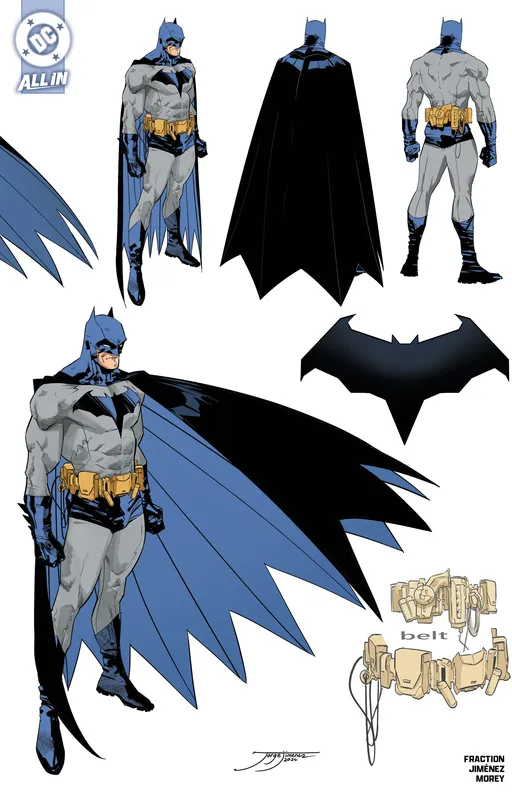 BATMAN #1 COVER O JORGE JIMÉNEZ DESIGN WRAPAROUND VAR (1:5)