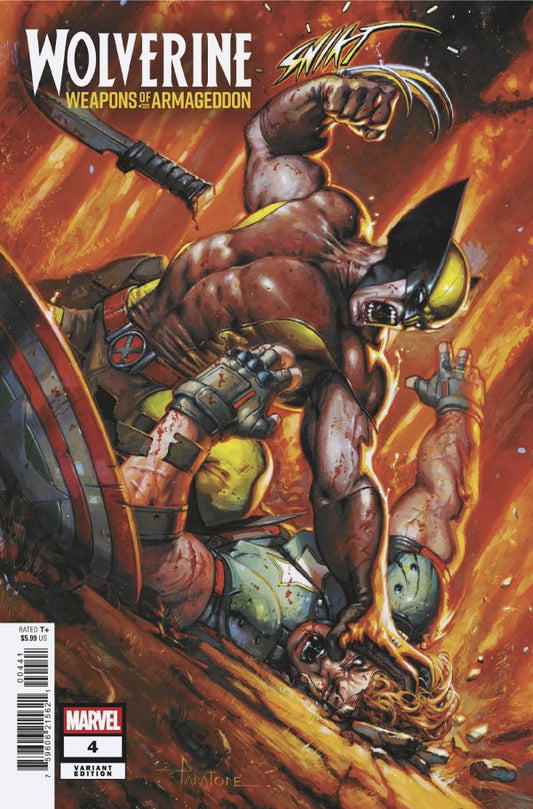 WOLVERINE: WEAPONS OF ARMAGEDDON #4 DAVIDE PARATORE VAR