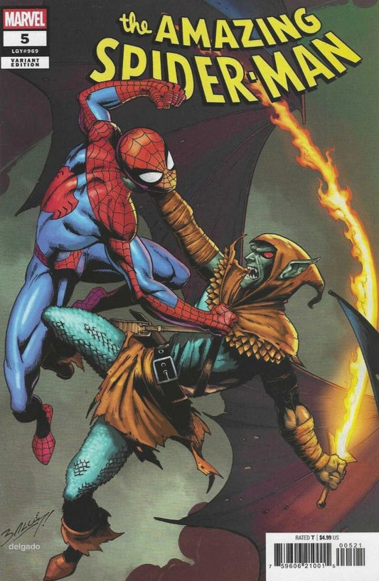 AMAZING SPIDER-MAN #5 MARK BAGLEY SPOILER VAR