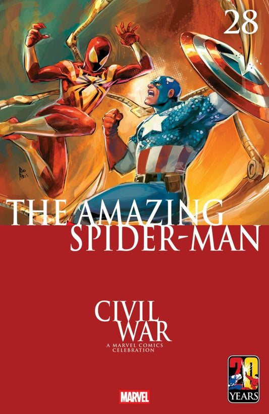 AMAZING SPIDER-MAN #28 ROD REIS CIVIL WAR VAR