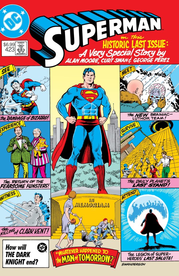 SUPERMAN #423 FACSIMILE EDITION CVR B CURT SWAN FOIL VAR (WHATEVER HAPPENED TO THE MAN OF TOMORROW PART 1 OF 2)