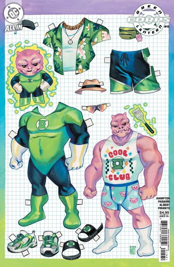 GREEN LANTERN CORPS #15 CVR C RIAN GONZALES CARD STOCK VAR