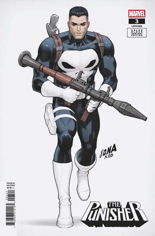 PUNISHER #3 DAVID NAKAYAMA COLOR BLOCK WHITE VAR