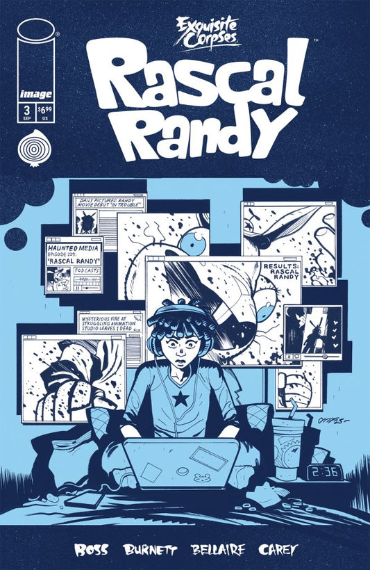 EXQUISITE CORPSES RASCAL RANDY #3 (OF 5) CVR C DYLAN BURNETT POLYBAGGED WITH COLLECTIBLE CARD VAR (MR)