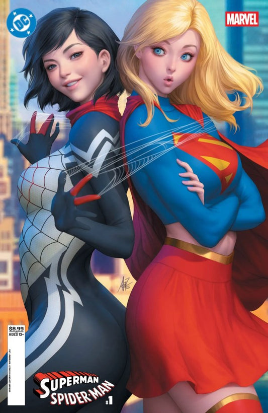 DC MARVEL SUPERMAN SPIDER-MAN #1 (ONE-SHOT) CVR M ARTGERM VAR