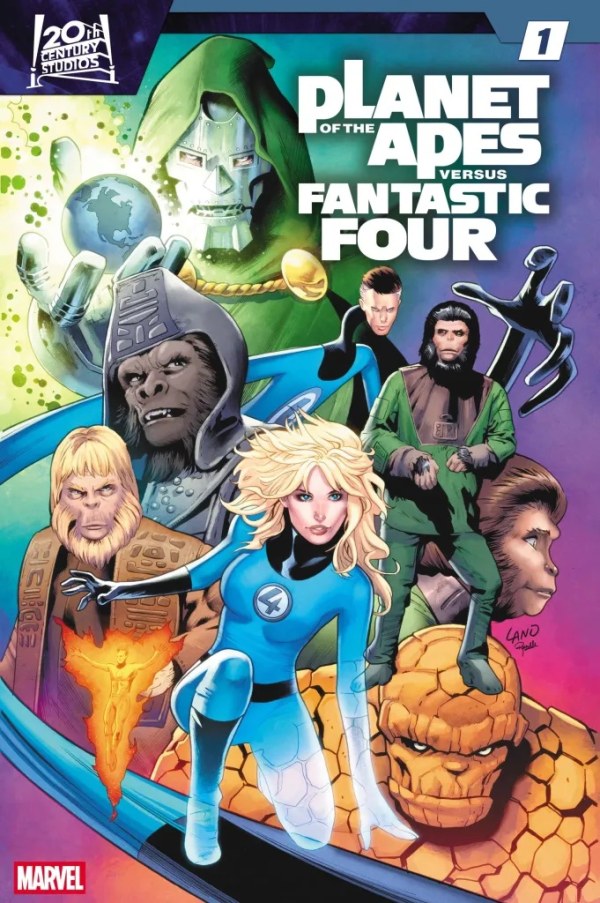 PLANET OF THE APES VS. FANTASTIC FOUR #1 MAIN CVR