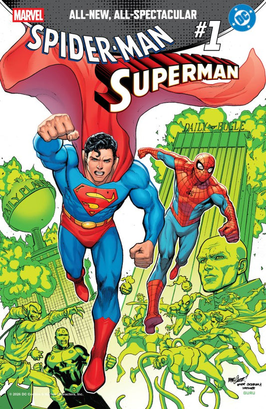 MARVEL/DC: SPIDER-MAN/SUPERMAN #1 DAVID MARQUEZ HOMAGE VAR