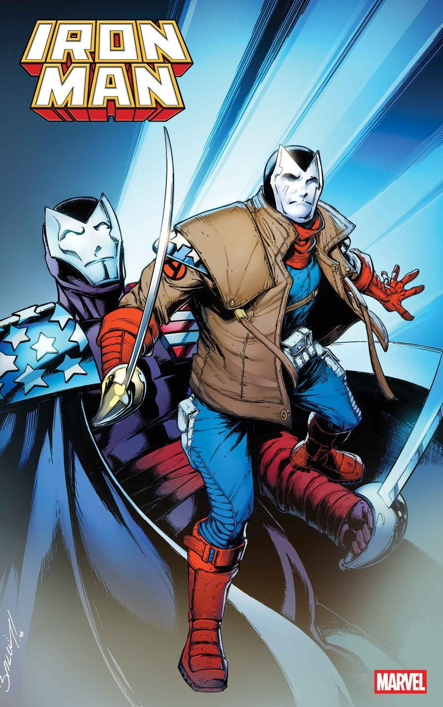 IRON MAN #4 MARK BAGLEY CITIZEN V VAR