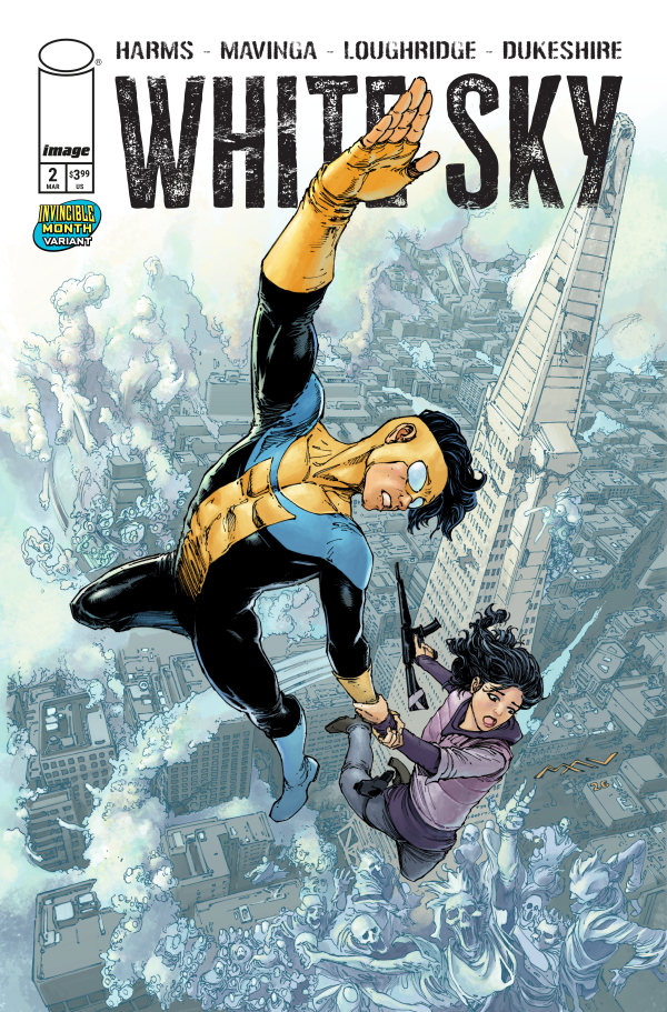 WHITE SKY #2 CVR C JP MAVINGA INVINCIBLE TEAM UP VAR (MR)
