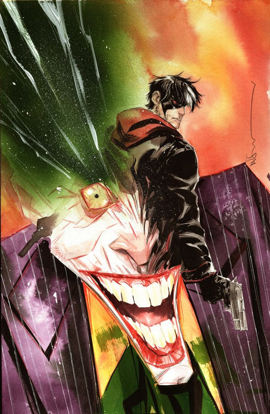 DC K.O. RED HOOD VS JOKER #1 (ONE SHOT) CVR B DUSTIN NGUYEN CARD STOCK VAR