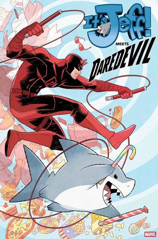 IT'S JEFF MEETS DAREDEVIL #1 MAIN CVR