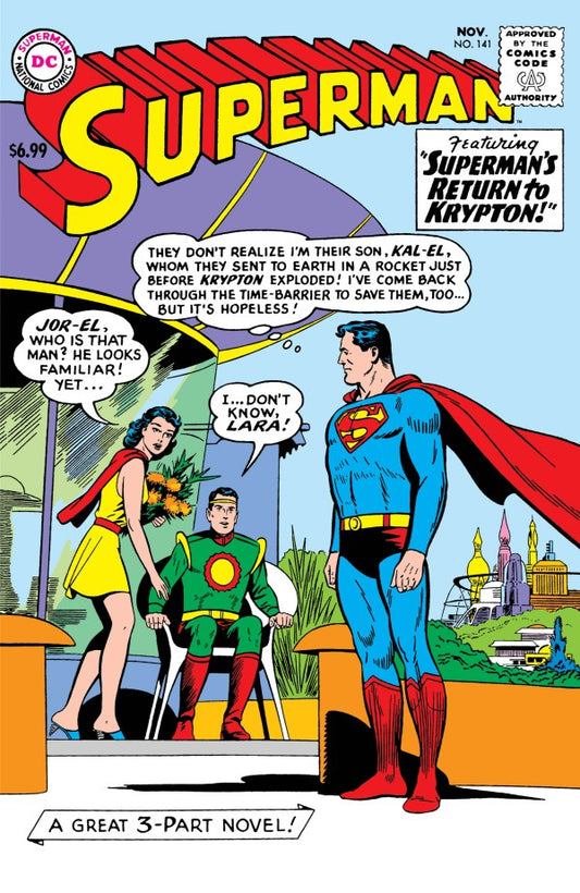 SUPERMAN #141 FACSIMILE EDITION CVR C CURT SWAN FOIL VAR