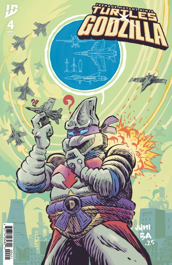 TEENAGE MUTANT NINJA TURTLES X GODZILLA #4 BA VAR