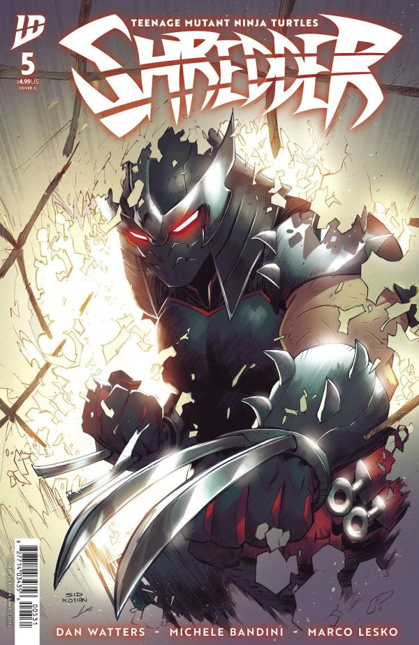 TEENAGE MUTANT NINJA TURTLES: SHREDDER #5 KOTIAN VAR