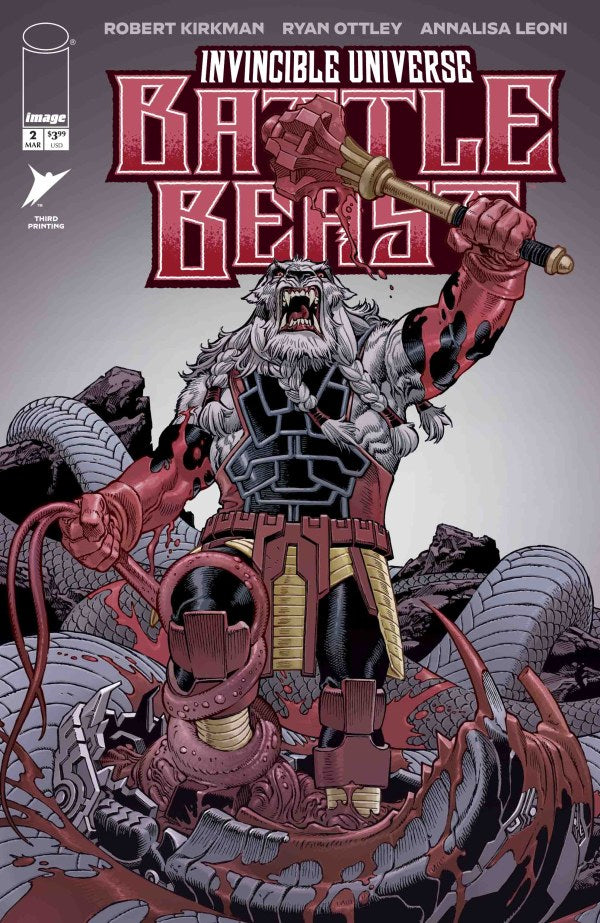 INVINCIBLE UNIVERSE BATTLE BEAST #2 3RD PTG
