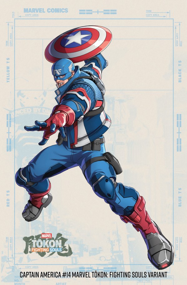 CAPTAIN AMERICA #14 MARVEL TOKON: FIGHTING SOULS VARIANT [ARM]