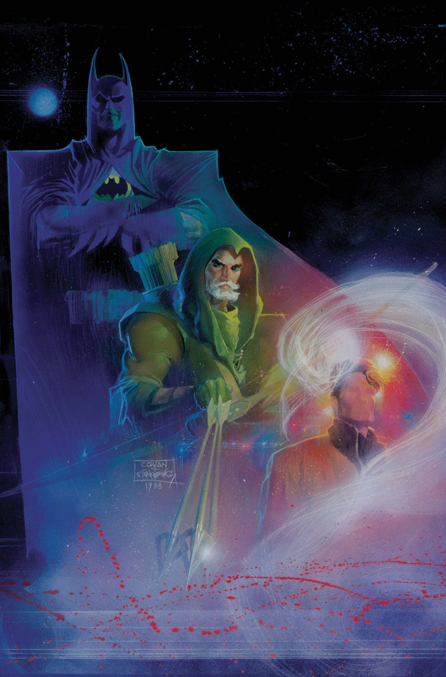 BATMAN GREEN ARROW THE QUESTION ARCADIA #1 (OF 4) CVR D BILL SIENKIEWICZ FOIL VAR (MR)