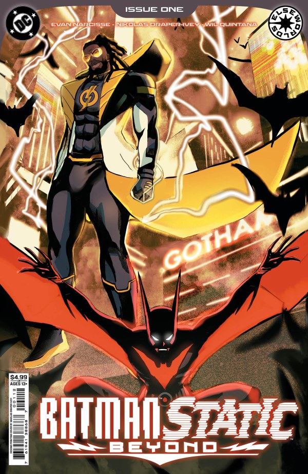 BATMAN/STATIC BEYOND #1 2ND PRINTING VAR