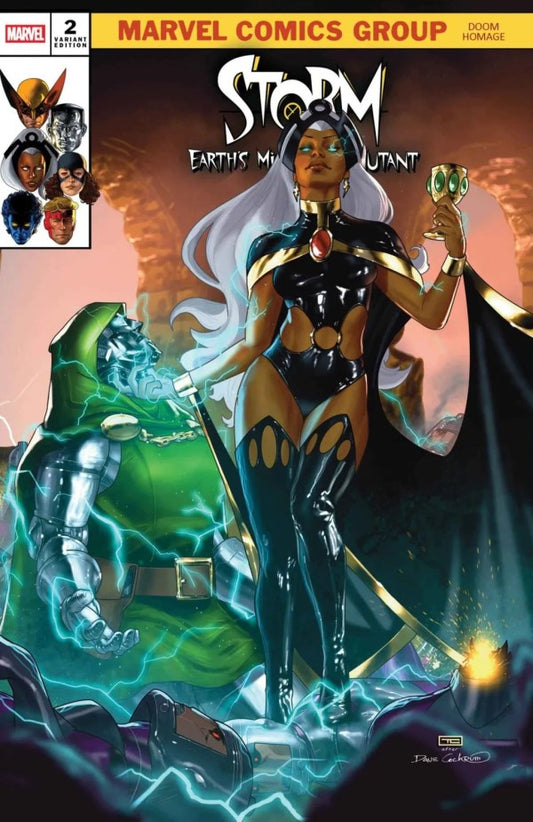 STORM: EARTH'S MIGHTIEST MUTANT #2 TAURIN CLARKE DOOM HOMAGE VAR