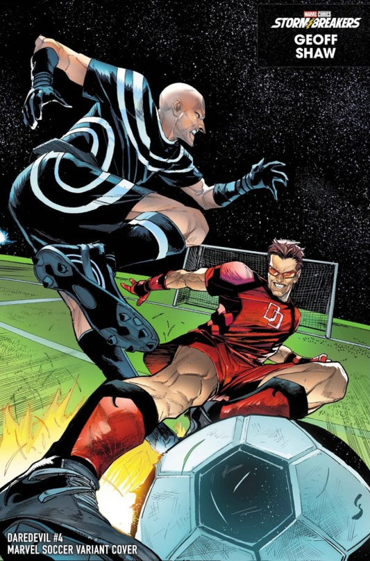 DAREDEVIL #4 GEOFF SHAW MARVEL SOCCER VARIANT