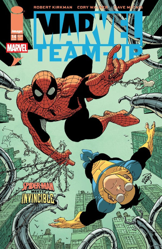 MARVEL TEAMUP #14 FACSIMILE EDITION CVR C ERIK LARSEN & DAVE MCCAIG VAR