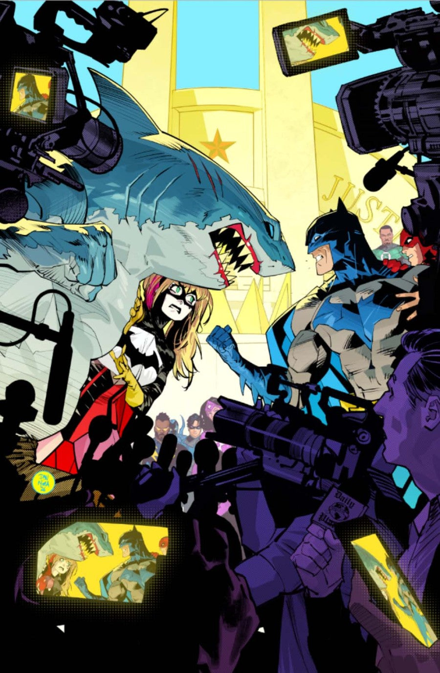 JUSTICE LEAGUE UNLIMITED #18 CVR A DAN MORA (DC K.O.)