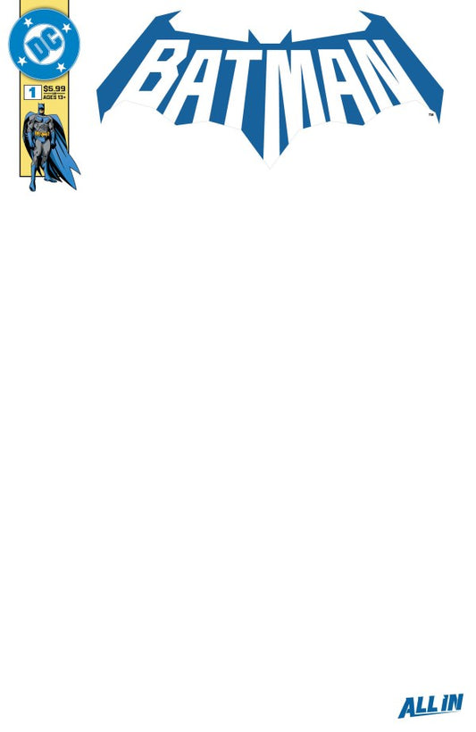 BATMAN #1 CVR K BLANK CARD VAR