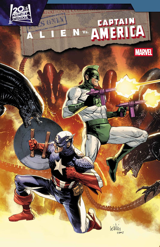 ALIEN VS. CAPTAIN AMERICA #3 MAIN CVR