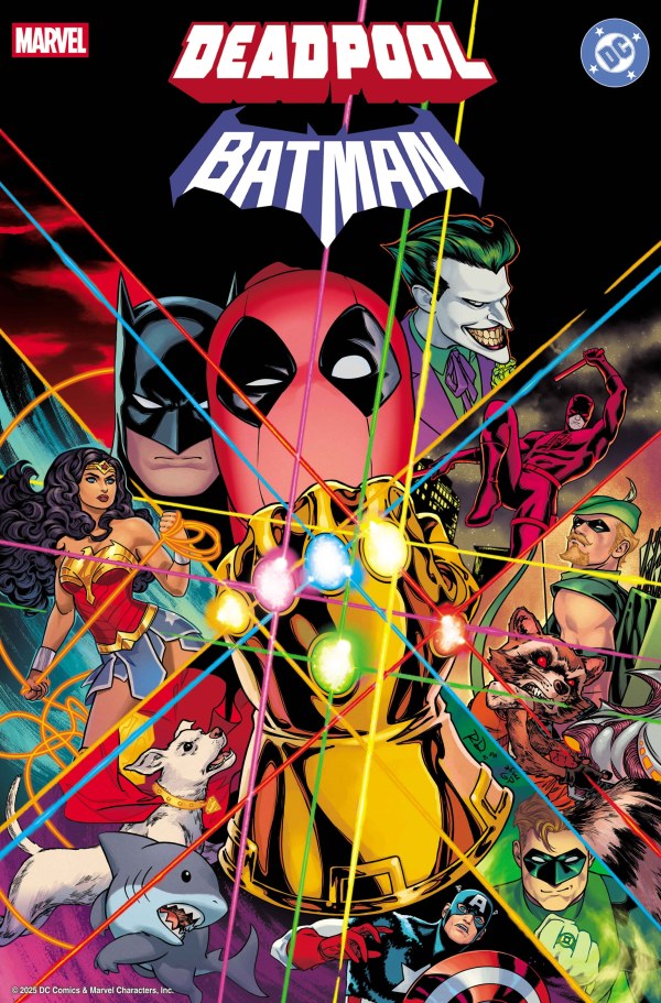 MARVEL/DC: DEADPOOL/BATMAN #1 RUSSELL DAUTERMAN HOMAGE VAR