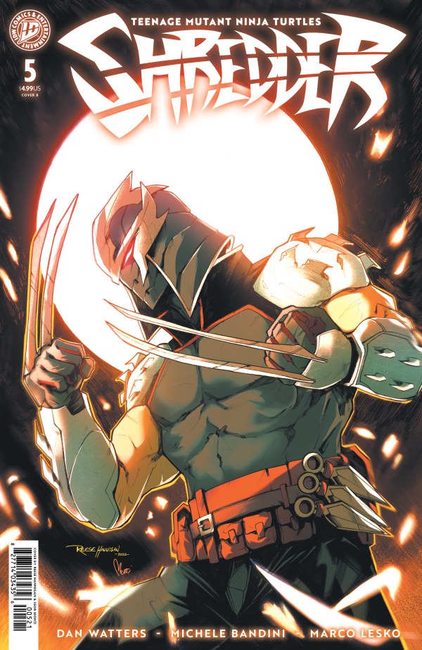 TEENAGE MUTANT NINJA TURTLES: SHREDDER #5 REESE HANNIGAN VAR