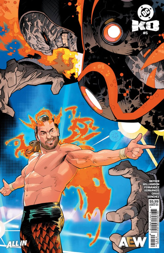 DC K.O. #5 (OF 5) CVR J DAN MORA DC AEW CAMEO CARD STOCK VAR