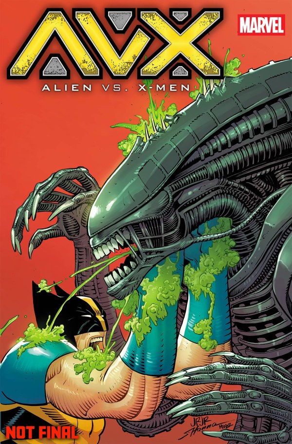 ALIEN VS. X-MEN #1 JOHN ROMITA JR. FOIL VAR
